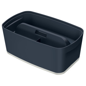 Boite de rangement MyBox petit format avec couvercle COSY Leitz, Gris