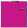 Tableau memo carre 360 x 360 mm Nobo, Rose