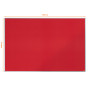 Tableau feutre 1800x1200mm essence nobo, rouge