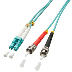 LINDY Fibre optique Duplex LC   ST OM3 20m
