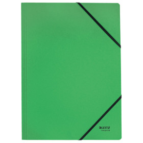 Chemise en carton RE CYCLE Leitz, avec elastiques, neutre en CO2, Vert