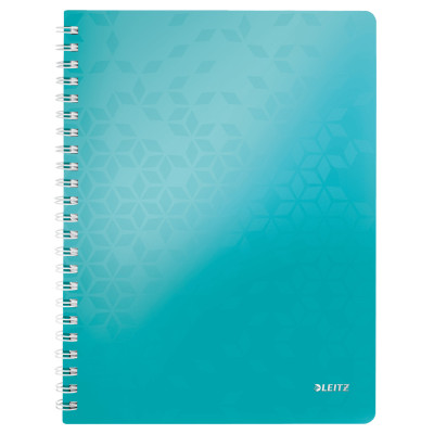 Cahier A4 PP WOW Leitz , quadrille, Menthe