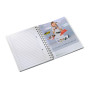 Cahier a5 pp wow leitz , ligne , violet