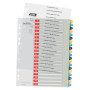Intercalaire imprimable 1-20 COSY Leitz, Multicolore