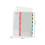 Intercalaire imprimable 1-20 COSY Leitz, Multicolore