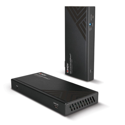 LINDY Extender KVM HDBaseT Cat.6 DisplayPort 1.2, USB, IR & RS-232, 150m