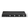 LINDY Switch KVM HDMI 4K60, USB 2.0 & Audio, 4 ports