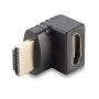 LINDY Adaptateur HDMI femelle vers HDMI mâle coudé à 90 dégrés vers le haut