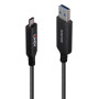 LINDY Câble hybride USB 3.2 5Gbit s Type A vers C 25 m