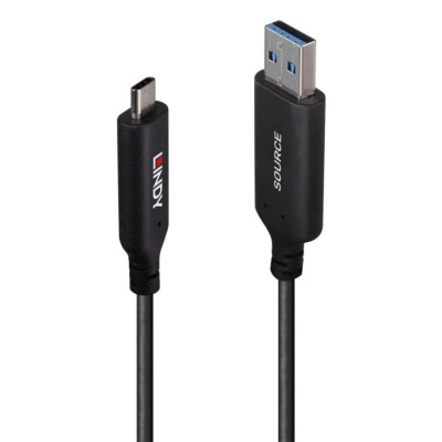 LINDY Câble hybride USB 3.2 5Gbit s Type A vers C 25 m