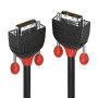 LINDY Câble DVI-D Single Link, Black Line, 10m