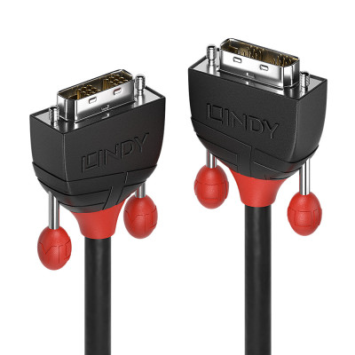 LINDY Câble DVI-D Single Link, Black Line, 10m