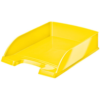 Corbeille a courrier standard leitz plus, jaune
