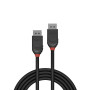 LINDY Câble DisplayPort 1.2, Black Line, 1m