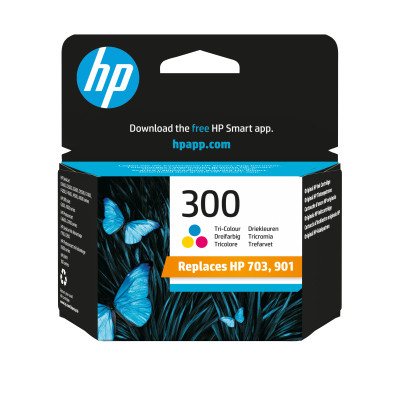 HP ink CC643EE Color C M Y No.300