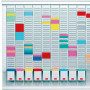Kit planning fiches t planning 12 mois nobo, gris