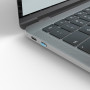 LINDY Bloqueur de port USB C, 4 pièces + clé, Bleu
