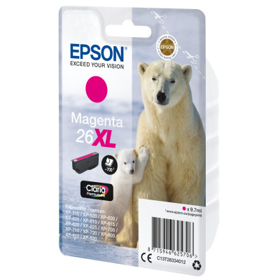 Epson ink cartridge T26334012 magenta 26XL ( C13T26334012 )