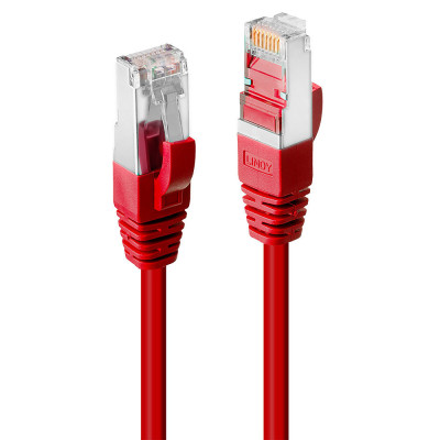 LINDY Câble réseau Rouge Cat.6 S FTP LSZH, 20m (testé par Fluke)