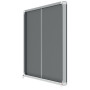 Vitrine d'interieur premium plus nobo feutre gris 18xa4