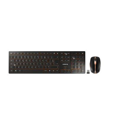 CHERRY Pack clavier & souris DW 9100 SLIM Sans fil noir