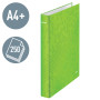 Classeur 2 anneaux plastifie A4 25mm WOW Leitz, Vert