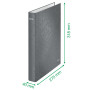 Classeur 2 anneaux plastifie A4 25mm WOW Leitz, Vert