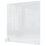 Separateur acrylique sans trou 700x800 mm, nobo