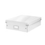 Format moyen avec organiseur, leitz click & store wow leitz, blanc