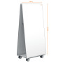 Systeme de tableaux Blancs mobileMove & Meet Nobo 1800x900mm, Gris