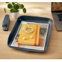 Corbeille a courrier cosy leitz, gris
