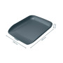 Corbeille a courrier cosy leitz, gris