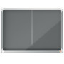 Vitrine d'interieur premium plus nobo feutre gris 8xa4