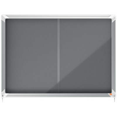 Vitrine d'interieur premium plus nobo feutre gris 8xa4