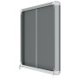 Vitrine d'interieur premium plus nobo feutre gris 8xa4