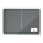 Vitrine d'interieur premium plus nobo feutre gris 8xa4