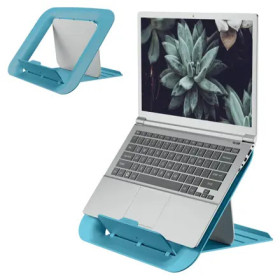 Support pour ordinateur portable reglable Leitz ERGO COSY, Bleu