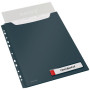Lot de 3 Pochette perforee A4 PP COSY Leitz, gris