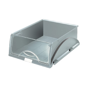 Corbeille sorty a4 vertical leitz, gris