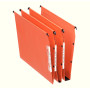 Dossier suspendu lateral armoire dual esselte, fond 15, boite de 25, orange