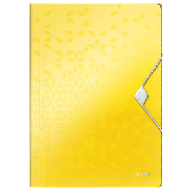 Chemises 3 rabats pp wow leitz , jaune