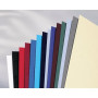 Couverture A4 grain cuir, Lot de 100, Ivoire