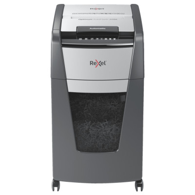 Destructeur de documents automatique 225m optimum rexel autofeed+, noir