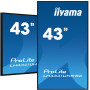 Moniteur iiyama ProLite 43 (42.5 visualisable) écran LCD par LED 4K pour signali