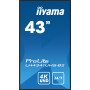 Moniteur iiyama ProLite 43 (42.5 visualisable) écran LCD par LED 4K pour signali