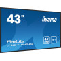 Moniteur iiyama ProLite 43 (42.5 visualisable) écran LCD par LED 4K pour signali