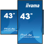 Moniteur iiyama ProLite 43 (42.5 visualisable) écran LCD par LED 4K pour signali