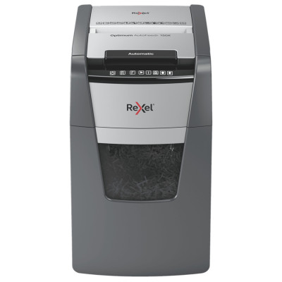 Destructeur de documents automatique 150x optimum rexel autofeed+, noir