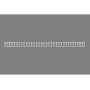 Peigne metallique A4 8mm WIREBIND GBC, Lot 100, Argent