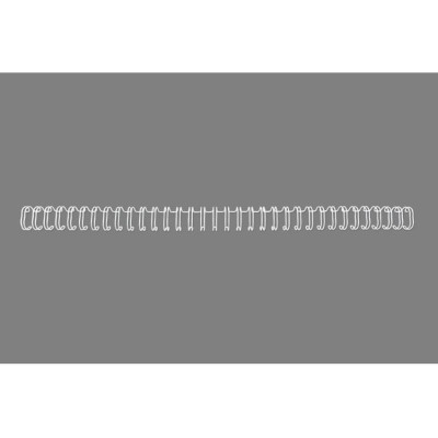 Peigne metallique A4 8mm WIREBIND GBC, Lot 100, Argent